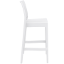 Tabouret haut monobloc siesta blanc Tabouret haut monobloc siesta blanc