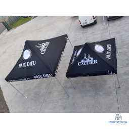 Tente Pliante professionnelle avec impression