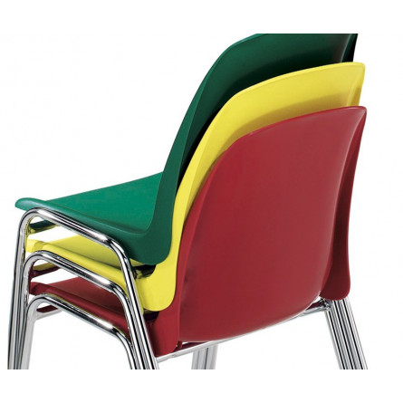 Chaise colorée empilable Hélène M2 Chaise colorée empilable Hélène M2